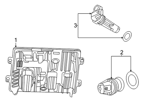 2024 GMC Sierra 3500 HD ECM Diagram for 12728504