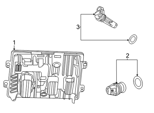 2022 Chevy Silverado 3500 HD Ignition System Diagram 1 - Thumbnail