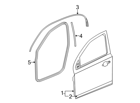 2005 Chevy Cobalt Front Door Diagram