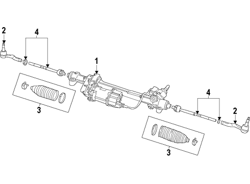 2017 Chevy Caprice Steering Column & Wheel, Steering Gear & Linkage Diagram 4 - Thumbnail