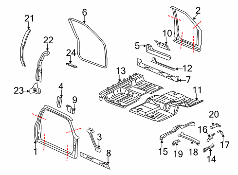 2007 Chevy Silverado 2500 HD Uniside Diagram 1 - Thumbnail