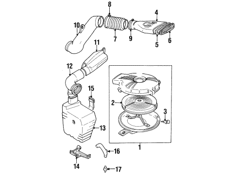 1999 Chevy Metro Throttle Position Sensor Diagram for 96068432