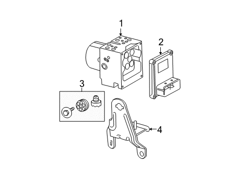 2011 Cadillac DTS Anti-Lock Brakes Diagram