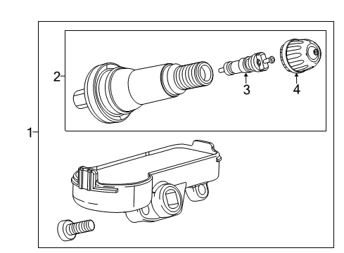 2017 Buick Envision Tire Pressure Monitoring Diagram