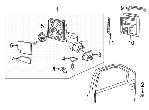 2020 GMC Sierra 3500 HD Automatic Temperature Controls Diagram 8 - Thumbnail