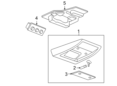 2008 Chevy Tahoe Lens Diagram for 15853944