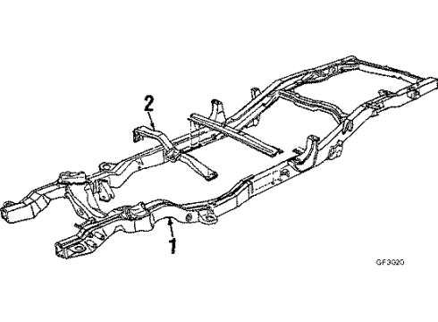 1984 GMC S15 Jimmy Engine Mounting Diagram 3 - Thumbnail