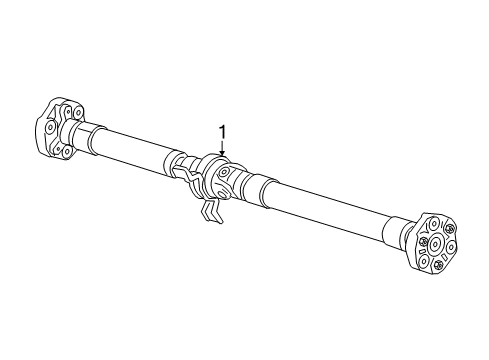2022 Chevy Camaro Drive Shaft - Rear Diagram