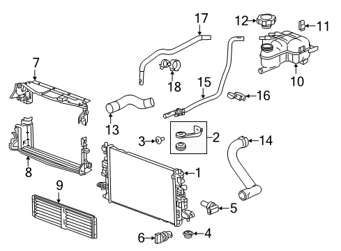 2019 Chevy Volt Vehicle Speed Sensor Diagram for 24276225