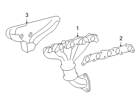 2010 Hummer H3T Exhaust Manifold Diagram 1 - Thumbnail