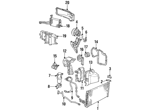 1992 GMC Typhoon Dehydrator Diagram for 2724700