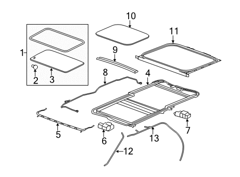 2012 Buick Enclave Sunroof Diagram