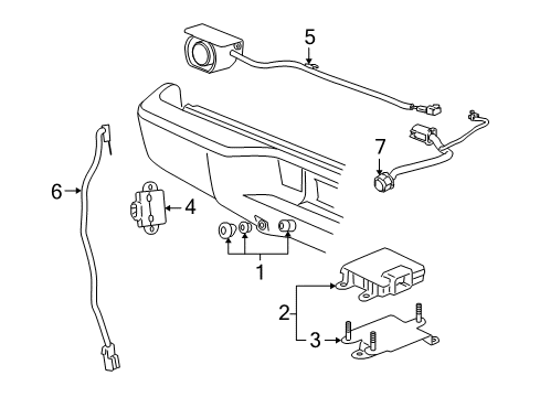2009 Chevy Silverado 1500 Anti-Theft Components Diagram