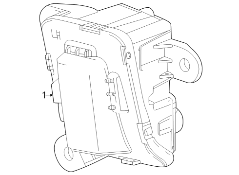 2024 Chevy Silverado 2500 HD Fog Lamps Diagram