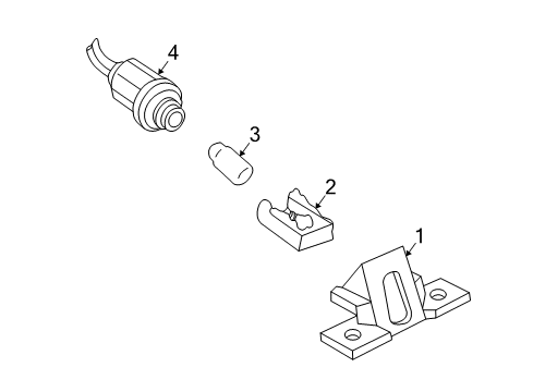 2002 Pontiac Sunfire License Lamps Diagram 2 - Thumbnail