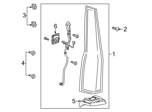 2020 Cadillac Escalade Combination Lamps Diagram