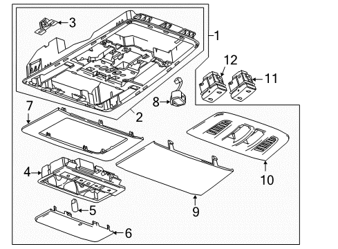 2017 Buick Verano Overhead Console Diagram