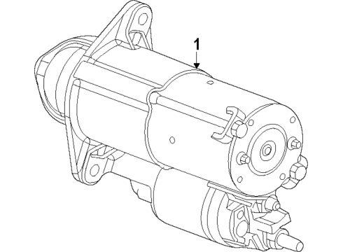 2017 GMC Yukon Starter Diagram
