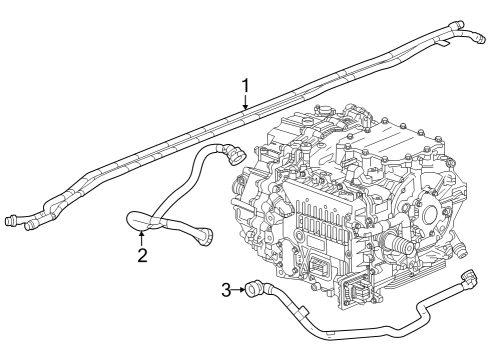 2023 Cadillac LYRIQ Hoses, Lines & Pipes Diagram 1 - Thumbnail