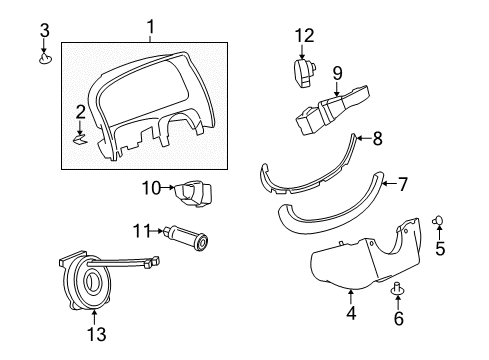 2008 Saturn Vue Ignition Lock, Electrical Diagram 1 - Thumbnail