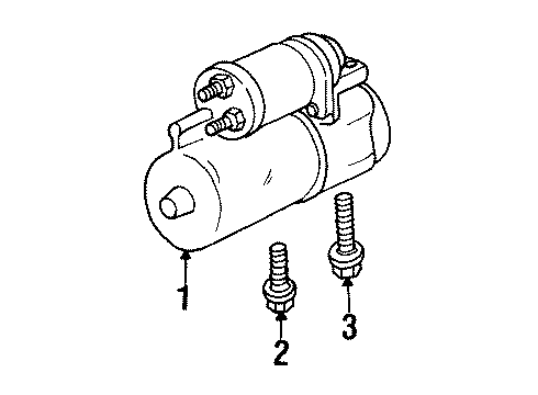 2000 Oldsmobile Silhouette Starter Diagram
