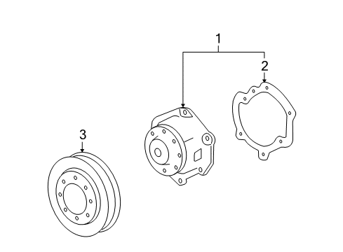 2015 Chevy Traverse Cooling System, Radiator, Water Pump, Cooling Fan Diagram 1 - Thumbnail