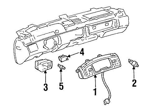 1997 Cadillac Eldorado Switches Diagram 1 - Thumbnail