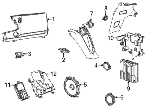 2022 Chevy Corvette Sound System Diagram