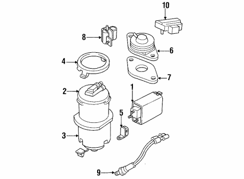1998 Cadillac DeVille EGR System Diagram