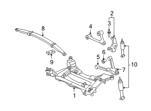 2012 Chevy Corvette Front Suspension, Control Arm, Stabilizer Bar Diagram 2 - Thumbnail