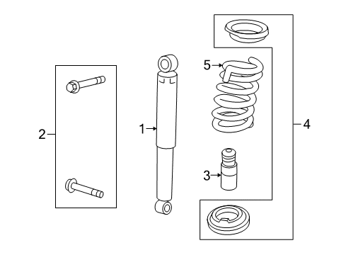 2010 Chevy Equinox Shocks & Components - Rear Diagram 2 - Thumbnail