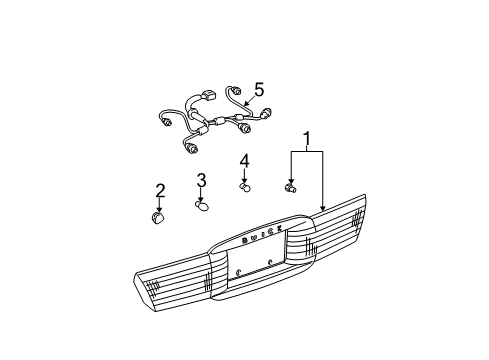 2005 Buick LeSabre Backup Lamps Diagram