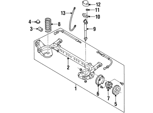 1998 Pontiac Grand Am Rear Brakes Diagram