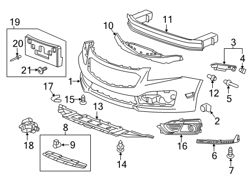 2016 Chevy Cruze Absorber Diagram for 95405360