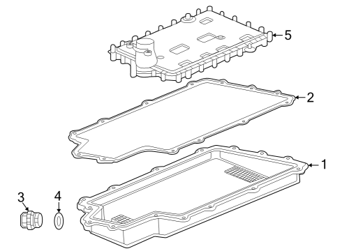 2023 Chevy Corvette Transaxle Parts Diagram