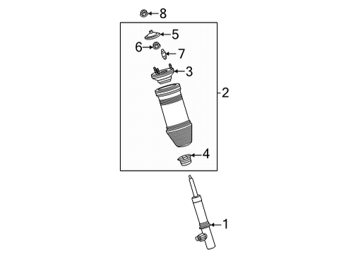 2023 GMC Hummer EV Pickup Struts & Components - Front Diagram