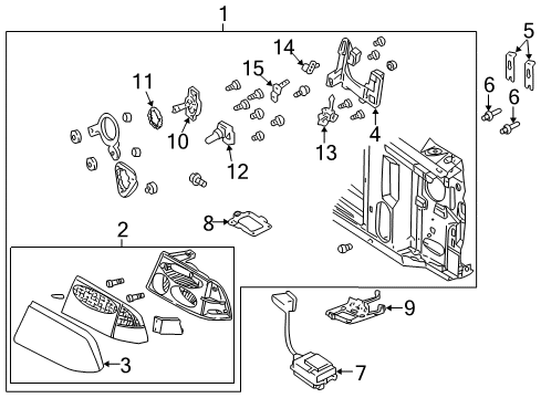 1999 GMC Jimmy Transformer Diagram for 16533055