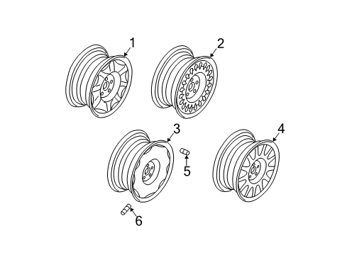 2005 Buick Park Avenue Wheels Diagram