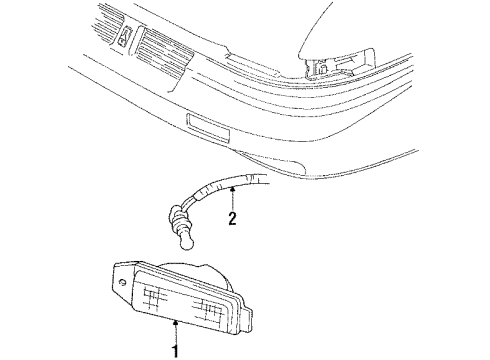 1994 Oldsmobile Silhouette Park Lamps Diagram
