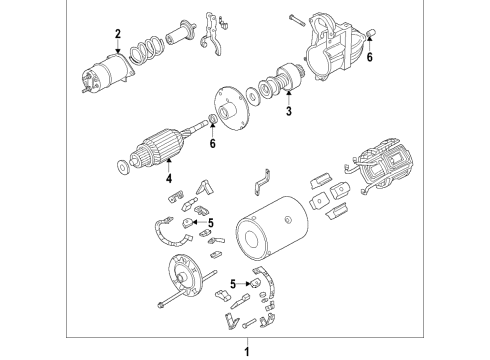 2002 Chevy Express 2500 Starter, Charging Diagram 1 - Thumbnail