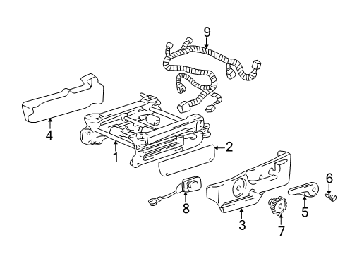 2002 Buick Rendezvous Power Seats Diagram