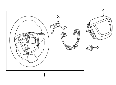 2020 Chevy Colorado Steering Column & Wheel, Steering Gear & Linkage Diagram 7 - Thumbnail