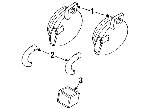 2001 Pontiac Firebird Horn Diagram