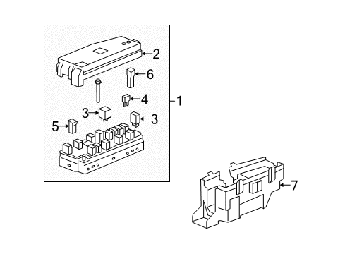 2009 Saturn Vue Relay Diagram for 96821089