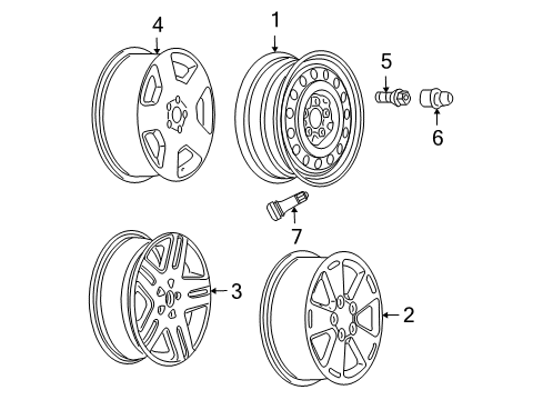 2007 Chevy Impala Wheels Diagram