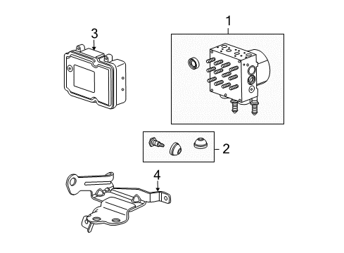 2017 Chevy Equinox ABS Components Diagram