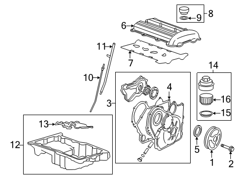 2009 Saturn Aura Filters Diagram 5 - Thumbnail
