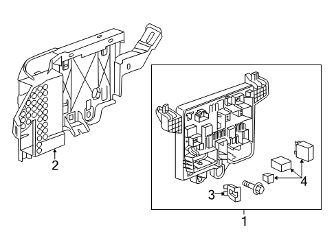2019 Buick Cascada Fuse Diagram for 13408182