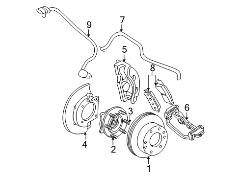 2005 Chevy Avalanche 1500 Anti-Lock Brakes Diagram 2 - Thumbnail