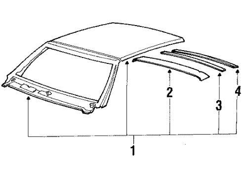 1985 Buick Riviera Emblem Diagram for 20123258